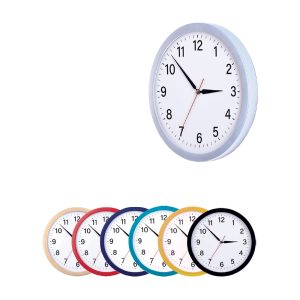Promosyon Plastik Duvar Saati Ø 250 mm 3216 eşantiyon logo baskılı reklam ve tanıtım ürünü