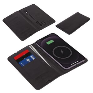 Promosyon Powerbank 5000 mAh Wireless Cüzdan 7477 eşantiyon logo baskılı reklam ve tanıtım ürünü