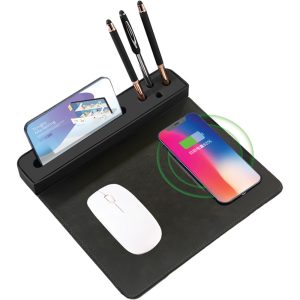 Promosyon Wireless Şarjlı Mousepad 7363 eşantiyon logo baskılı reklam ve tanıtım ürünü