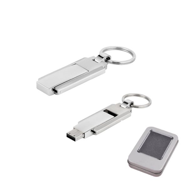 Promosyon 16 GB Metal Anahtarlık USB Bellek 7274-16GB eşantiyon logo baskılı reklam ve tanıtım ürünü