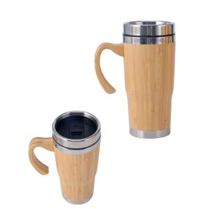Promosyon Bambu Termos Bardak 450 ml 8193 eşantiyon logo baskılı reklam ve tanıtım ürünü