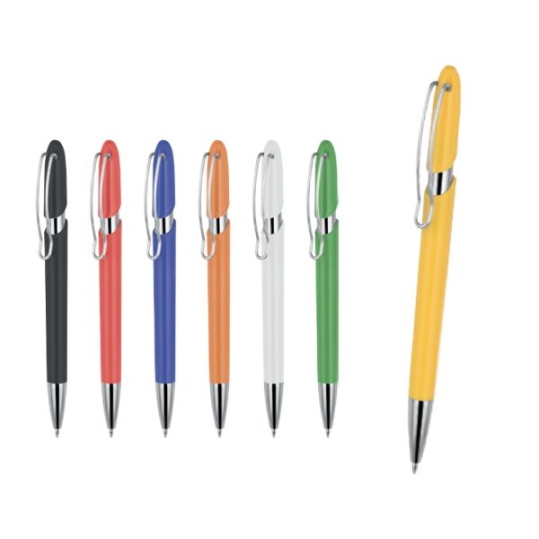 Promosyon Basmalı Tükenmez Kalem 1001 Beyaz eşantiyon logo baskılı reklam ve tanıtım ürünü