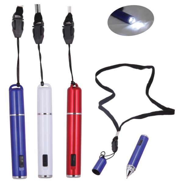 Promosyon Boyun Askılı Tükenmez Kalem Penlight 8615 eşantiyon logo baskılı reklam ve tanıtım ürünü