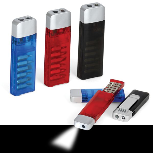 Promosyon Fenerli Tornavida Seti 8650 eşantiyon logo baskılı reklam ve tanıtım ürünü