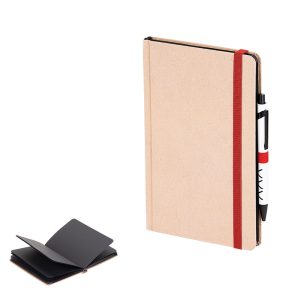 Promosyon Kraft Sert Kapak Defter ( 9 x 14 cm ) 6492 eşantiyon logo baskılı reklam ve tanıtım ürünü