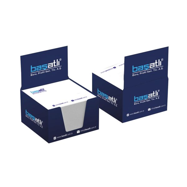 Promosyon Küp Bloknot KB-03 eşantiyon logo baskılı reklam ve tanıtım ürünü