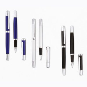 Promosyon Metal Roller Kalem Siyah Refil 1269 eşantiyon logo baskılı reklam ve tanıtım ürünü