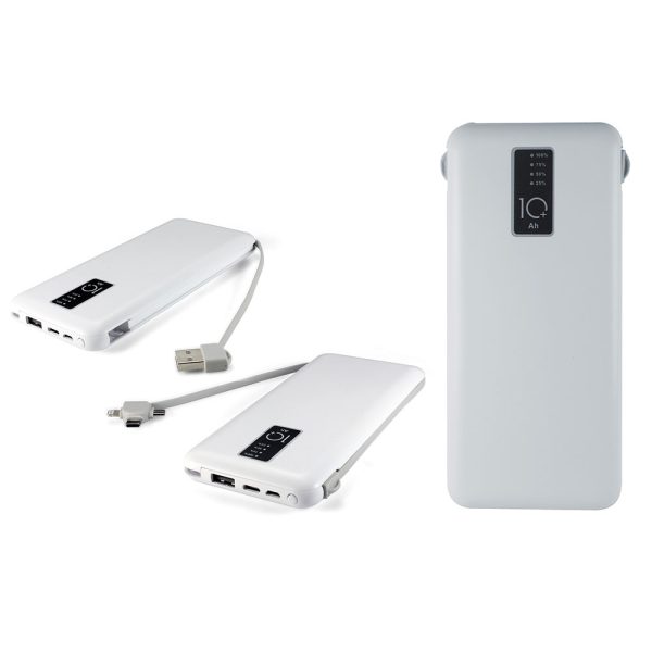 Promosyon Powerbank 10000 mAh Mobil Şarj Cihazı 7423 eşantiyon logo baskılı reklam ve tanıtım ürünü