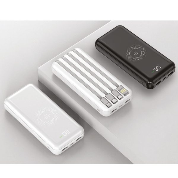 Promosyon Powerbank 10000 mAh Wireless Mobil Şarj Cihazı 7459 eşantiyon logo baskılı reklam ve tanıtım ürünü