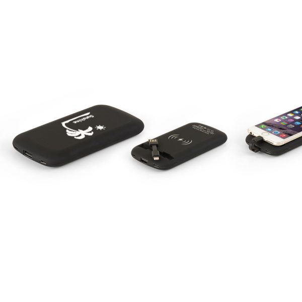 Promosyon Powerbank 10000 mAh Wireless Mobil Şarj Cihazı 7414 eşantiyon logo baskılı reklam ve tanıtım ürünü