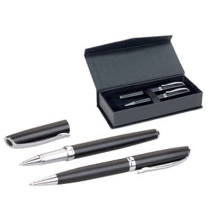 Promosyon Roller ve Tükenmez Kalem Seti 1636 eşantiyon logo baskılı reklam ve tanıtım ürünü