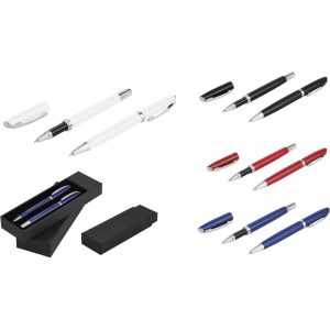 Promosyon Roller ve Tükenmez Kalem Seti 1676 eşantiyon logo baskılı reklam ve tanıtım ürünü