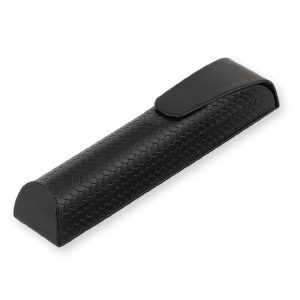 Promosyon Suni Deri Tekli Kalem Kutusu 1683 eşantiyon logo baskılı reklam ve tanıtım ürünü