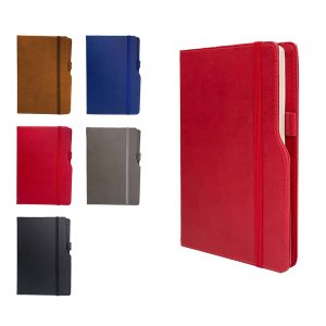 Promosyon Termo Deri Kapaklı Defter ( 13 x 21 cm ) 6479 eşantiyon logo baskılı reklam ve tanıtım ürünü