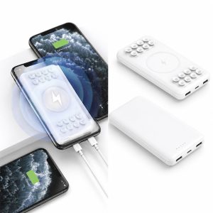 Promosyon Powerbank 10000 mAh Wireless Mobil Şarj Cihazı 7465 eşantiyon logo baskılı reklam ve tanıtım ürünü